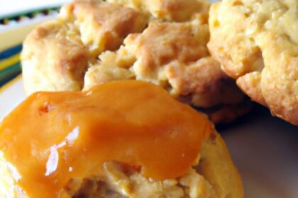 Fluffy Sweet Potato Biscuits with Homemade Maple Butter Delight