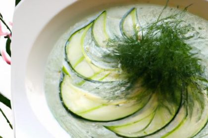 Refreshing & Flavorful: The Art of Chilled Cucumber Dill Soup