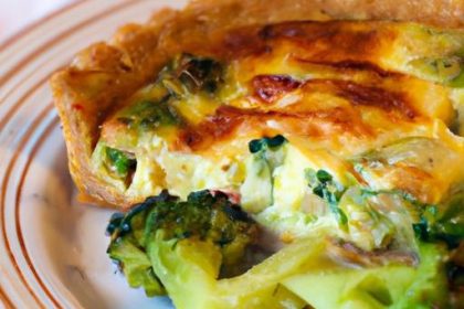 A Savory Delight: Broccoli and Cheddar Quiche Recipe