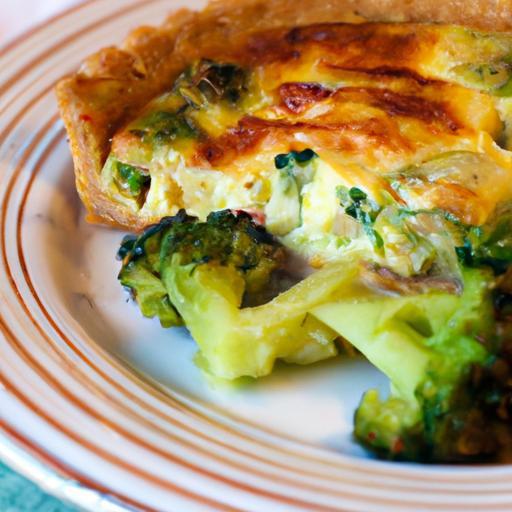A Savory Delight: Broccoli and Cheddar Quiche Recipe