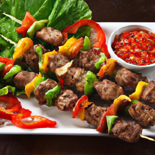 Sizzling Ground Beef Kebab Skewers: Flavor on a Stick!