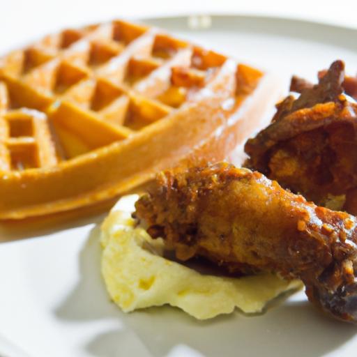 Sweet Heat: Southern Chicken & Waffles with Hot Honey Flair