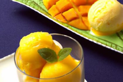 Chill Out with This Refreshing Mango Sorbet Recipe Delight