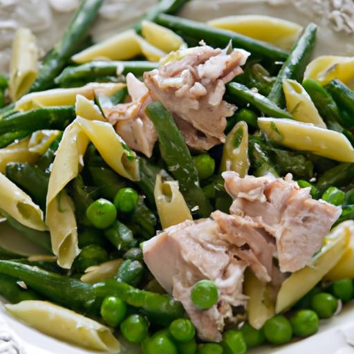 Refreshing Tuna Pasta Salad with Peas and Zesty Dill Twist