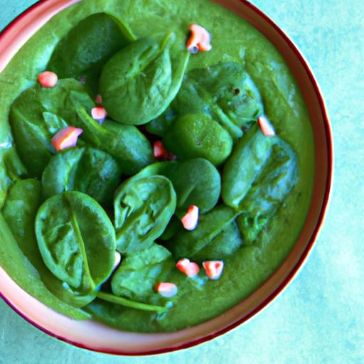 Energize Your Day: Nutritious Spinach Green Smoothie Bowl
