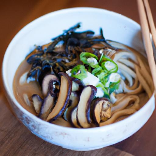Umami Bliss: Vegan ‌Mushroom Ramen with ​Savory⁤ Miso Broth