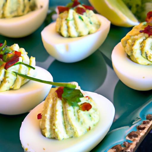 Creamy ​Avocado Deviled Eggs: A Twist on a Classic Bite