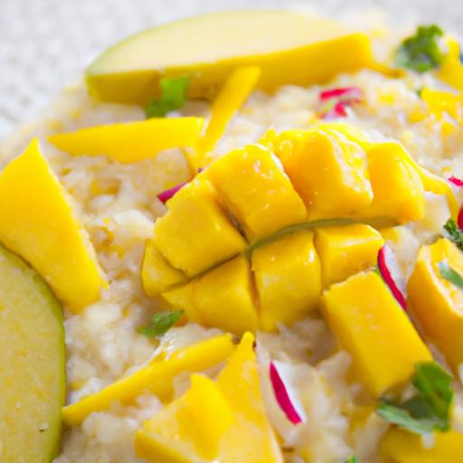 Tropical ​Delight: How to Make ‌Coconut Rice with mango
