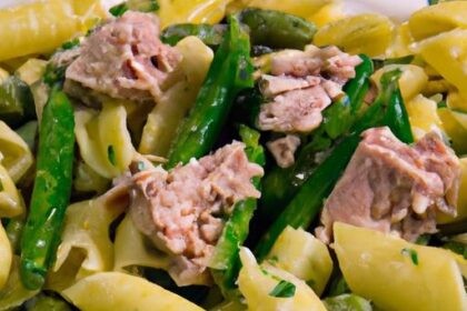 Refreshing Tuna Pasta Salad with Peas and Zesty Dill Twist