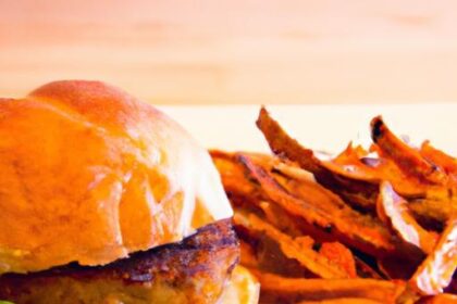 Savor Juicy Turkey Burgers Paired with Crispy Sweet Potato Fries