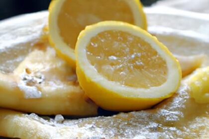 Timeless Delight: Sweet Crepes with Lemon & Powdered Sugar