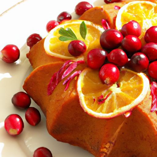 Zesty Cranberry Orange Bundt Cake: A Citrus Holiday Treat