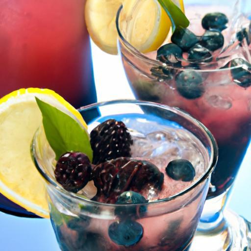Refreshing Sparkling Blueberry Lemonade: A Zesty Twist