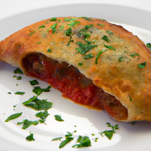 Melted Magic: Cheesy Calzones Paired with Zesty Marinara