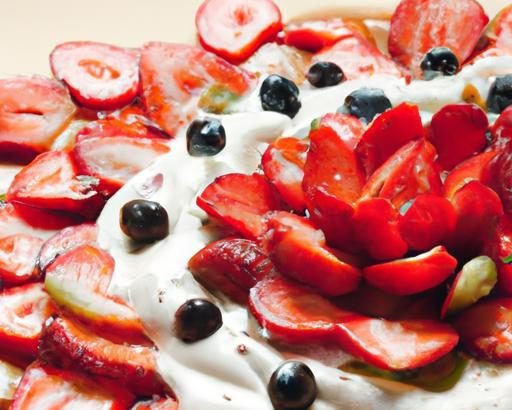 Sweet Harmony: Fruit Pizza on a Sugar Cookie Crust Delight
