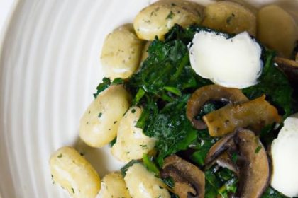 Savor the Ultimate Creamy Spinach & Mushroom Gnocchi Delight