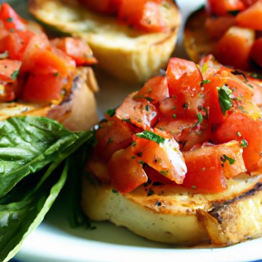 Bright Bites: Mastering Fresh Tomato and Basil Bruschetta