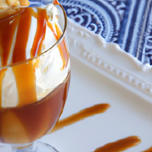 Velvety Steamed Milk with Lush Caramel Drizzle Delight