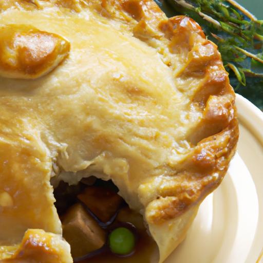 Hearty Beef Pot Pie with Flaky Puff Pastry Perfection