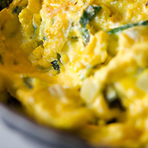 Fluffy Cheesy Scrambled Eggs with Fresh Chives Delight
