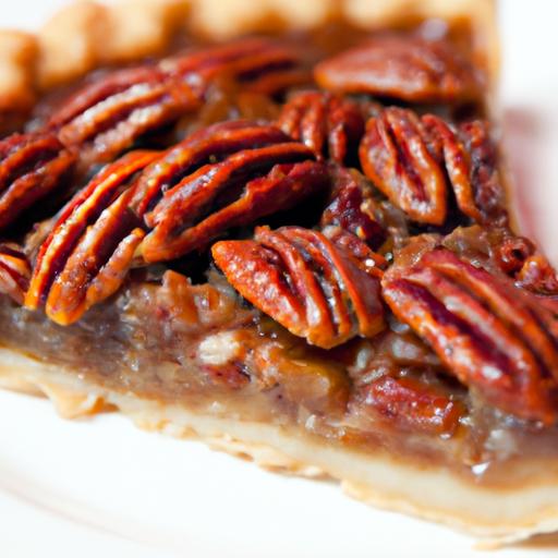 Southern Pecan pie Sweetened with Rich Maple​ Syrup Flair