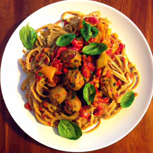 Hearty Vegan Spaghetti‌ with Protein-Packed Lentil⁢ Meatballs