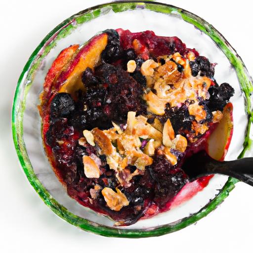 Sweet Harmony: Making the Perfect Plum and Blackberry Crisp