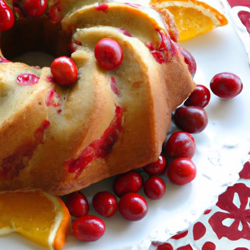 Zesty Cranberry orange‍ Bundt Cake: A⁣ Citrus Holiday Treat