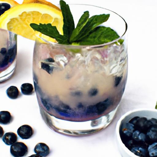 refreshing Sparkling Blueberry Lemonade: A zesty Twist