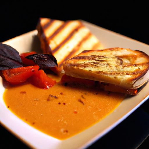 Comfort Food Reimagined: Vegan Grilled Cheese & Tomato Soup