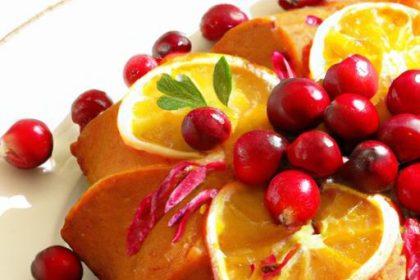 Zesty Cranberry Orange Bundt Cake: A Citrus Holiday Treat