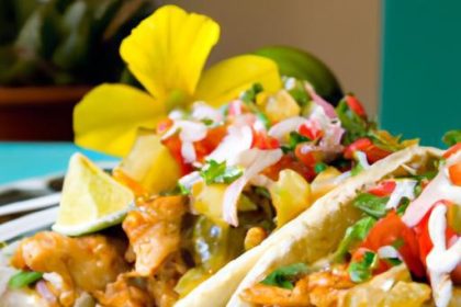 Tropical Twist: Chipotle Chicken Tacos with Pineapple Salsa