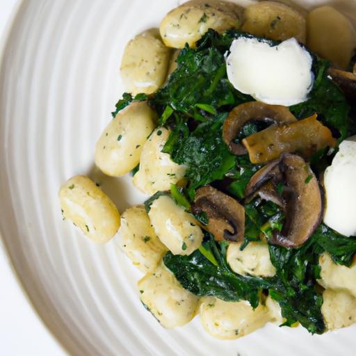 Savor the Ultimate Creamy Spinach & Mushroom Gnocchi Delight