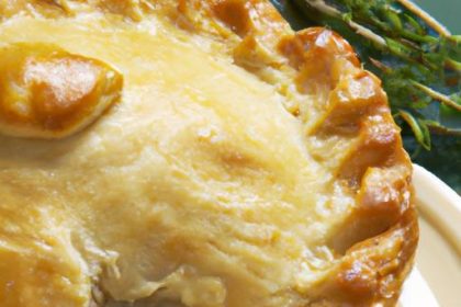 Hearty Beef Pot Pie with Flaky Puff Pastry Perfection