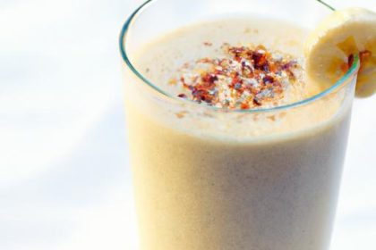 Energize Your Day with a Banana Date Protein Shake Boost