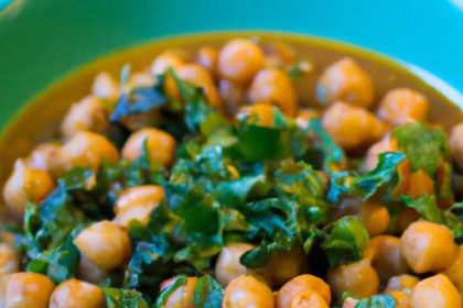 Warm Up with a Comforting Turmeric Chickpea Spinach Stew